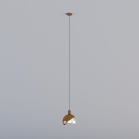 Modern Minimalist Chandelier 3D model