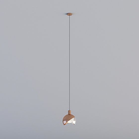 Modern Minimalist Chandelier 3D model