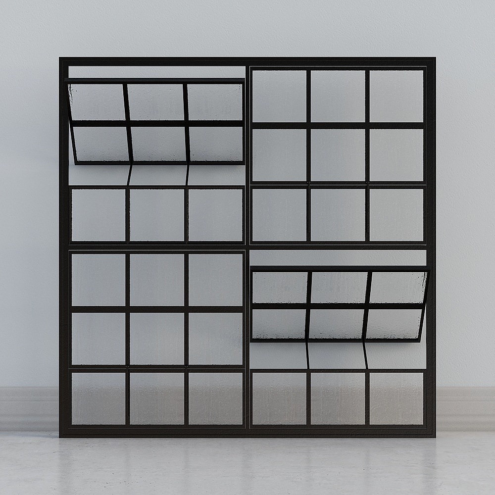 Industrial Iron Art-Window 002-xs