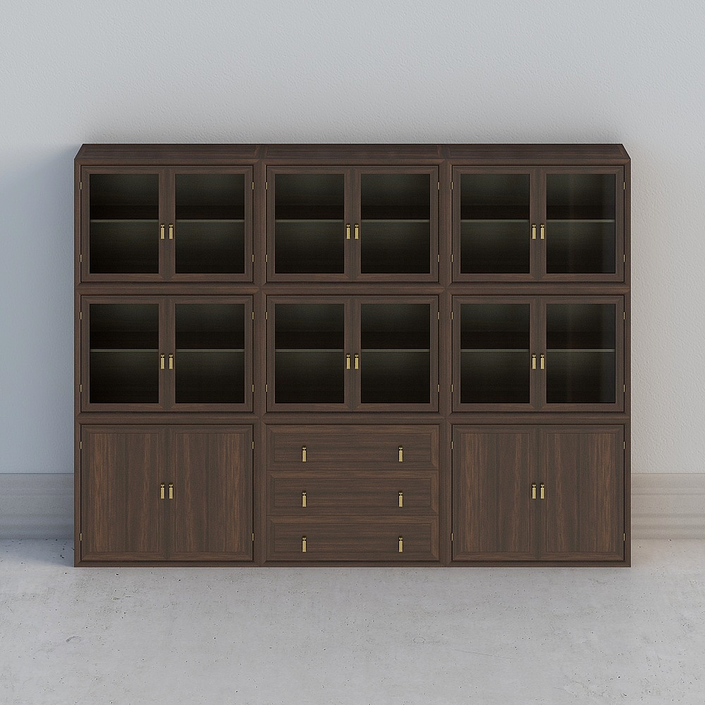 Forson-1301 combination bookcase