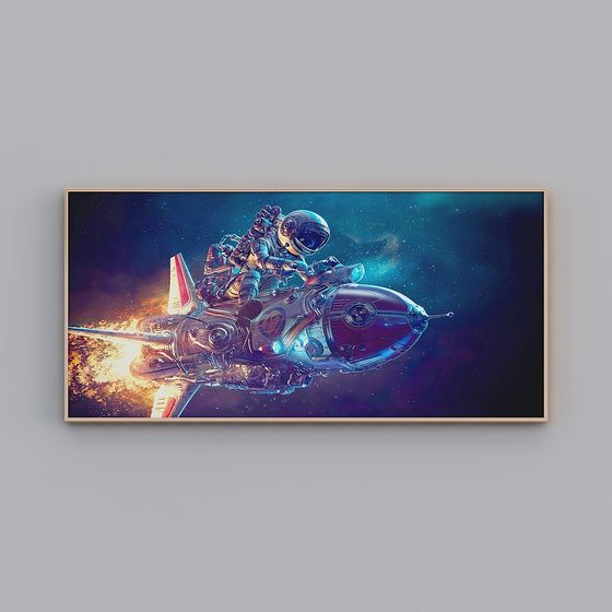 Interstellar Knight 3D model for Creative Projects