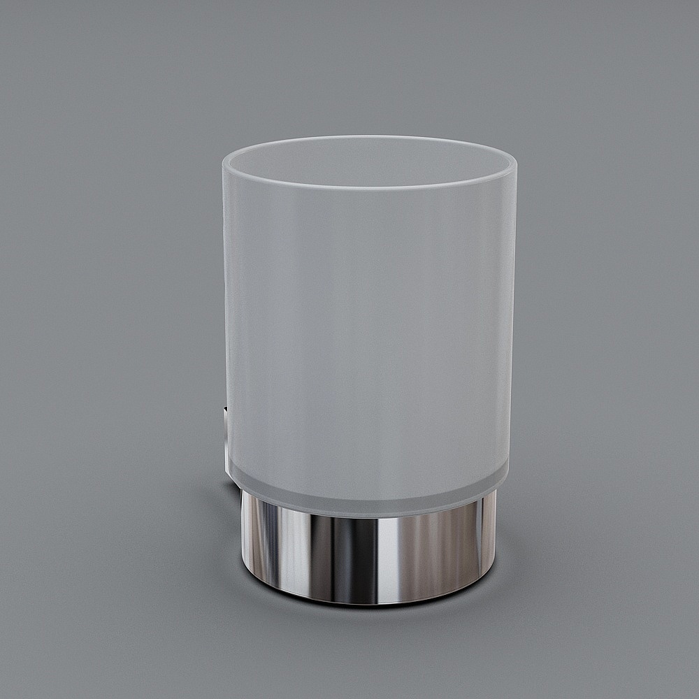 Frosted Glass Cup 3D model