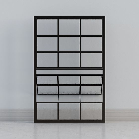 Industrial Style Window 3D model
