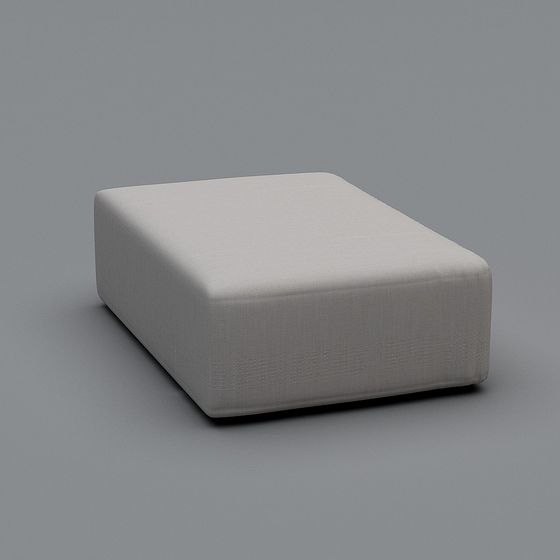 Comfortable Low-Poly Stool 3D model