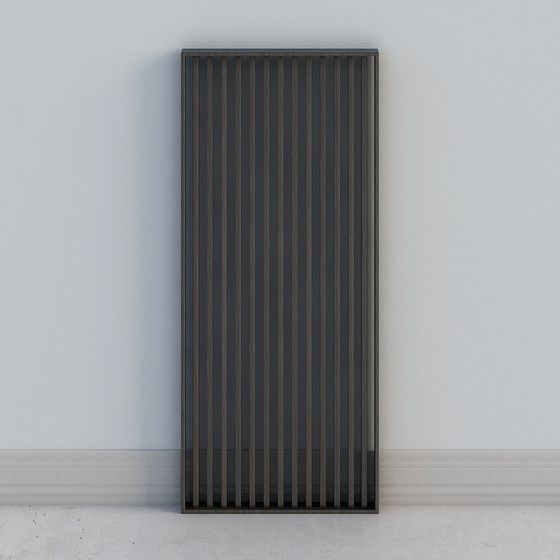 Urban Stripes Low-Polygon Decorative Panel 3D model