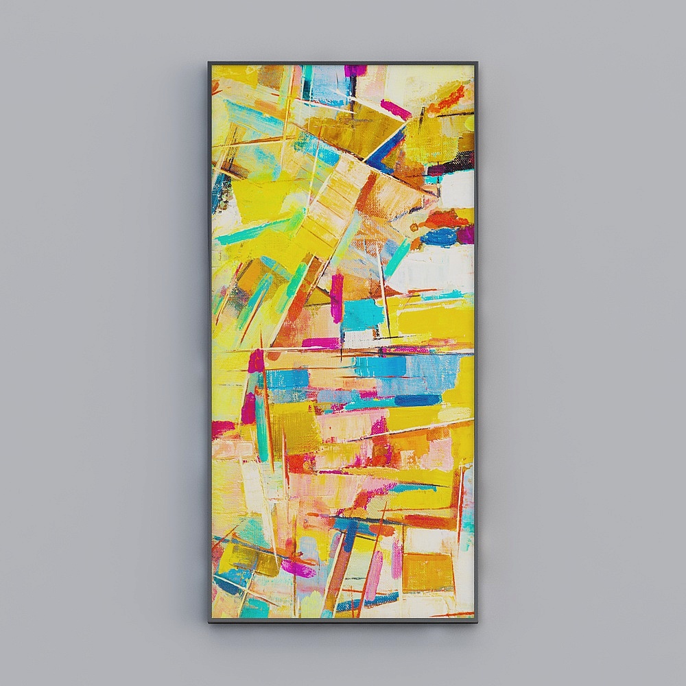 Glorious Fine Paintings - Modern Simplicity - L-23117 - Abstract Pattern Decorative Paintings