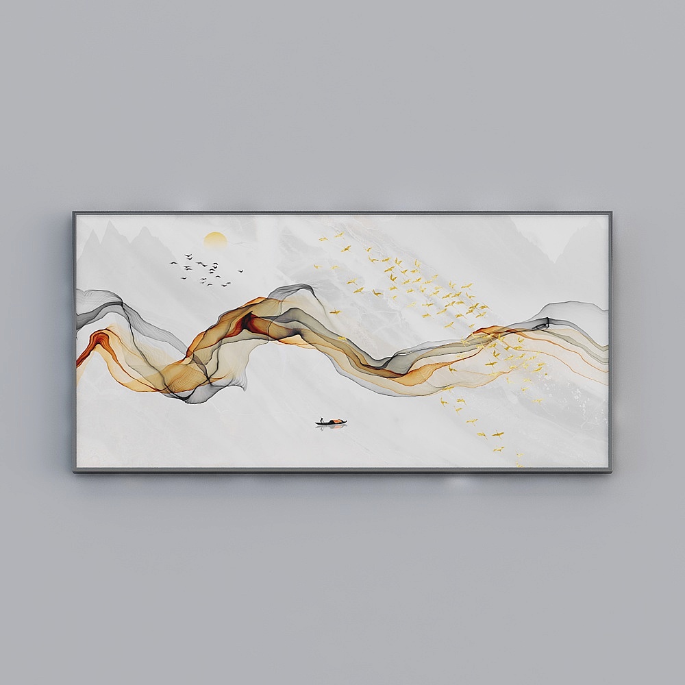 Gloröses feines Gemälde - Einfach modern - L-23282 - Abstraktes Muster dekoratives Gemälde