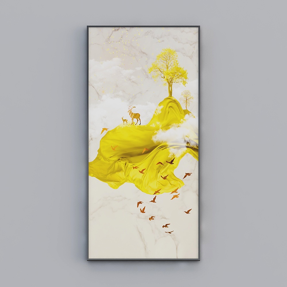 Glorious Fine Painting - Modern Minimalist -L-23682 - Abstract Pattern Decorative Painting