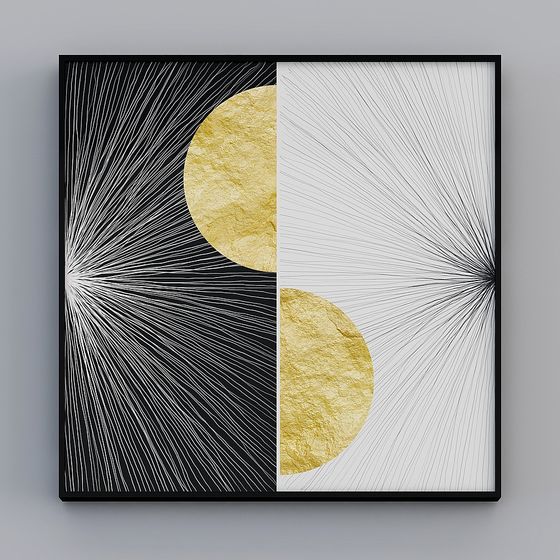 Light and Shadow Intersection 3D model for Creative Projects