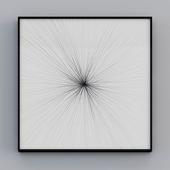 Radiant Eye Low-Poly 3D Model