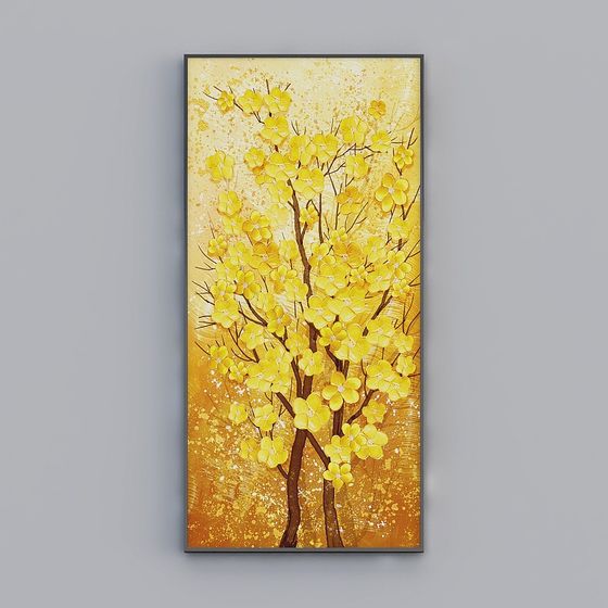 Spring Bloom 3D Model - Vibrant Low-Poly Design