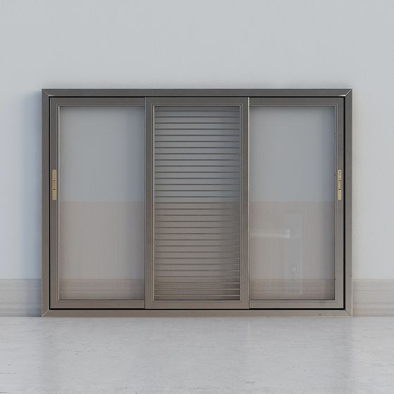 Unique Sliding Door 3D model for Modern Architecture