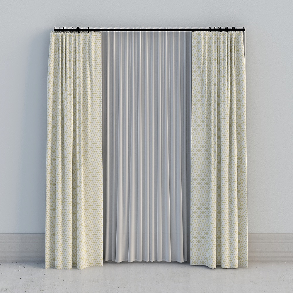 Una Stanza - Moderno Leggero Lusso Nuovo Cinese Minimal Grigio-Giallo G