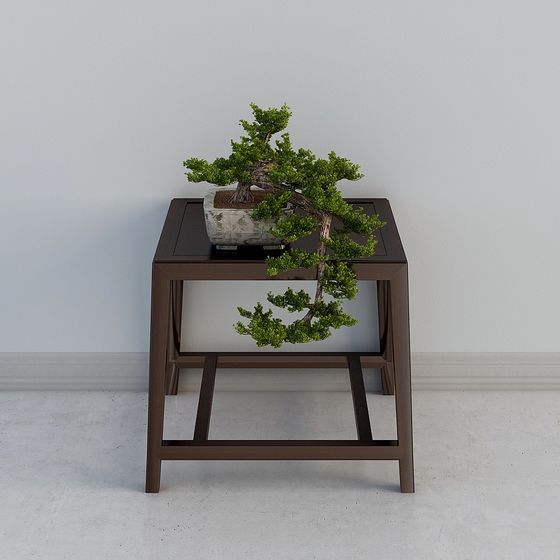 Bonsai Table 3D model for Artistic Creations