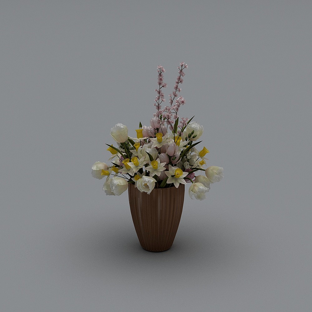 Plant flowers ceramic vase