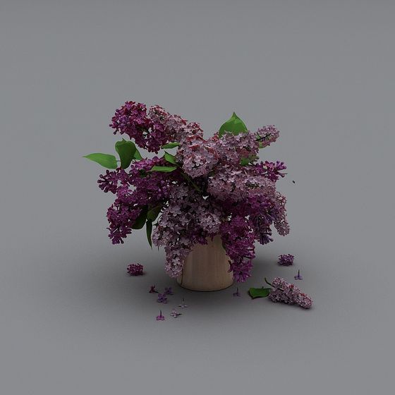 Lilac Bouquet 3D model for Creative Projects