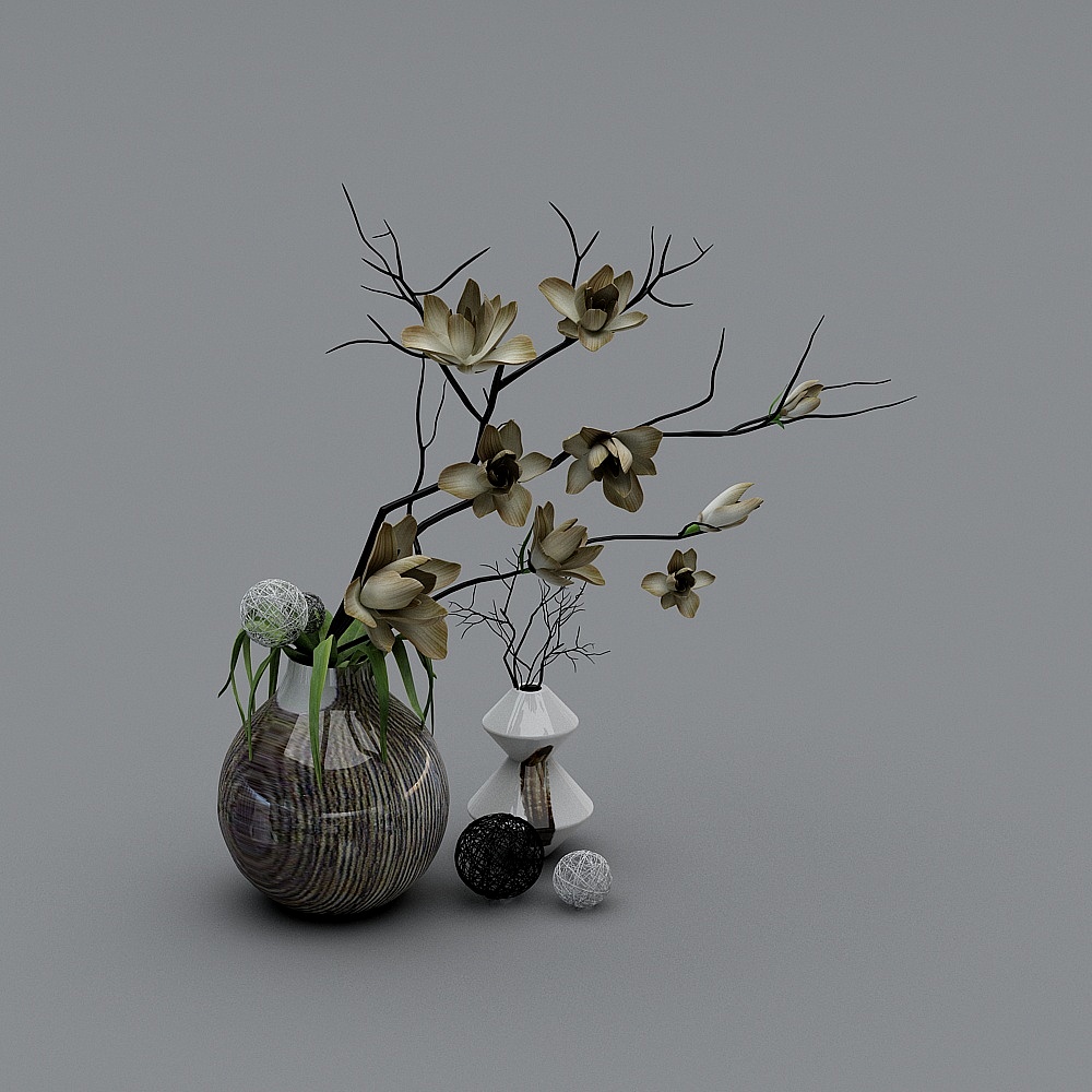 Plant flowers ceramic vase