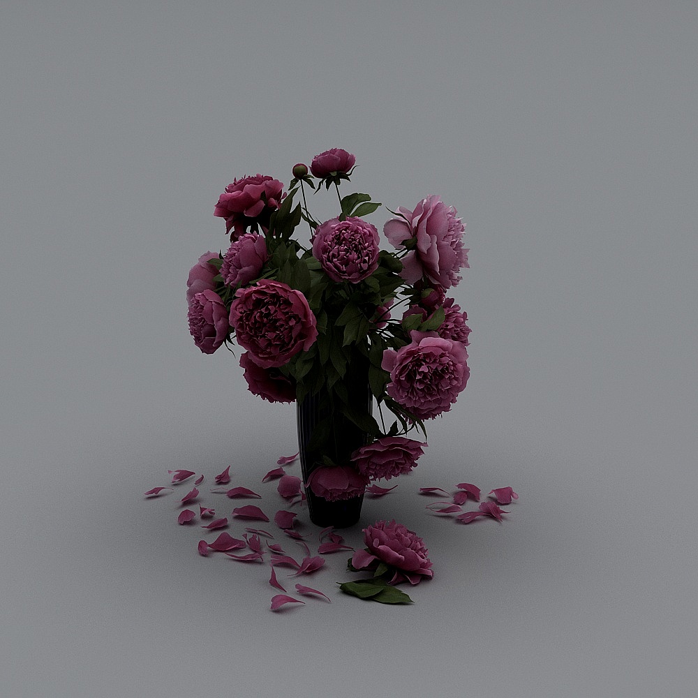 Vase à Fleurs Violet