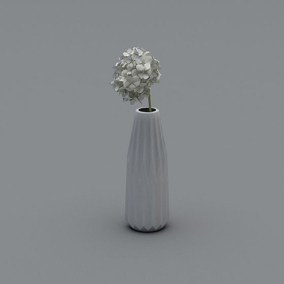 Modern Geometric Vase 3D model