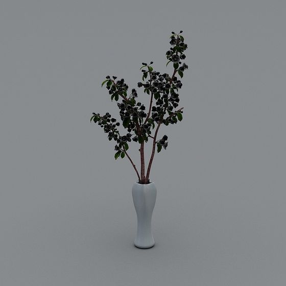 Winter Blossom 3D Model for Creative Projects