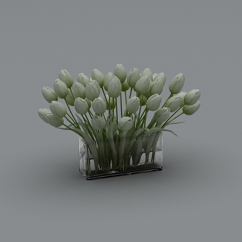 Vaso Verde per Fiori di Piante