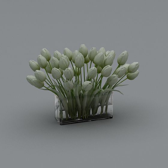 Vaso Verde per Fiori di Piante