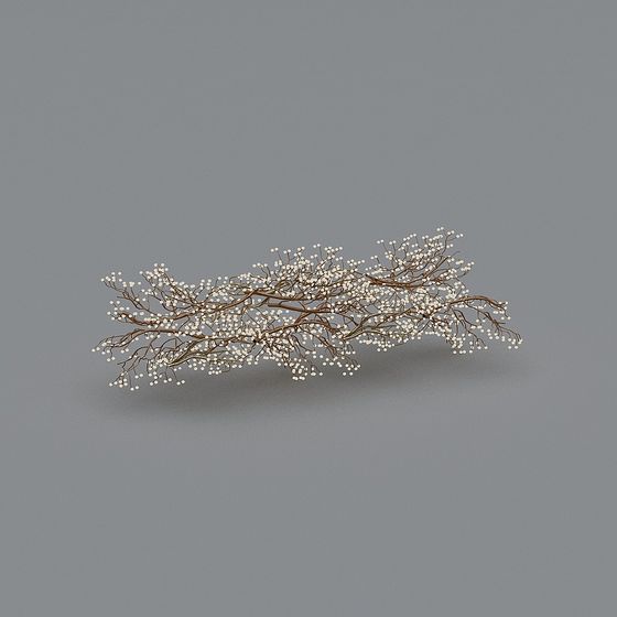 Intricate Low Poly Branches 3D model