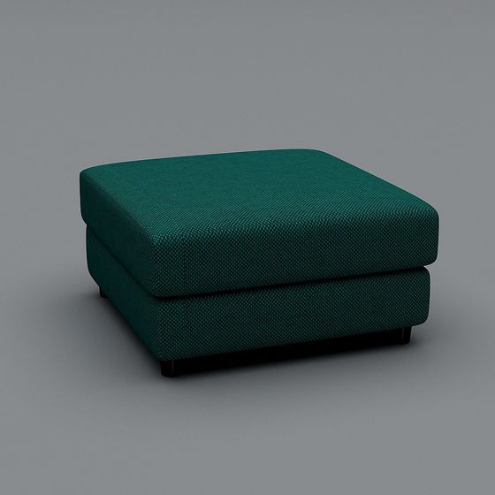 Unique Minimalist Sofa Stool 3D model for Modern Spaces