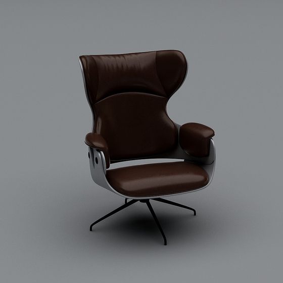 Ergonomic Luxe Chair 3D model