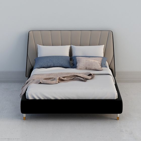 Modern Minimalist 3D Bed Frame Design