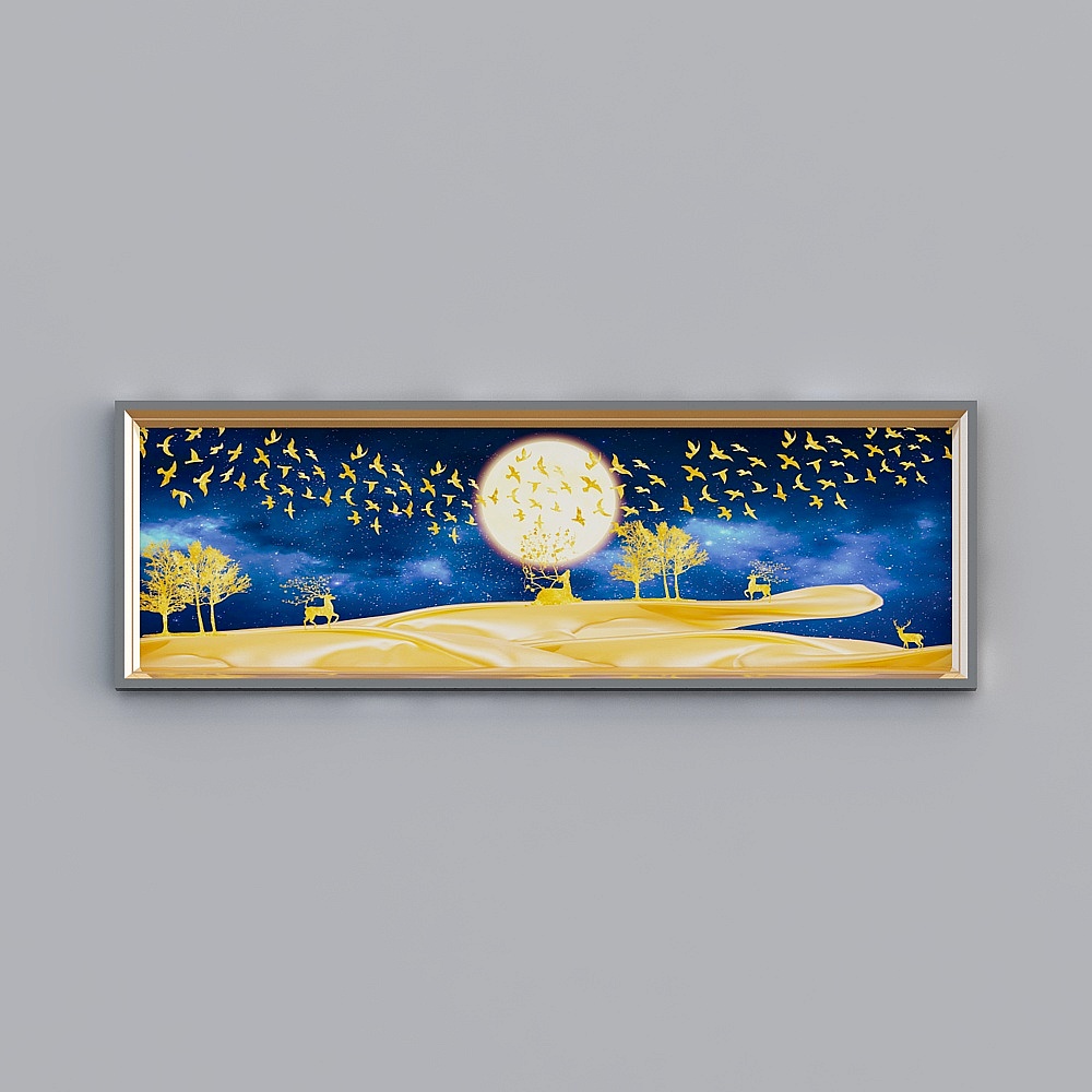 Glorious Fine Paintings - Simple Modern - GF-10308 - Animal Pattern Decorative Paintings