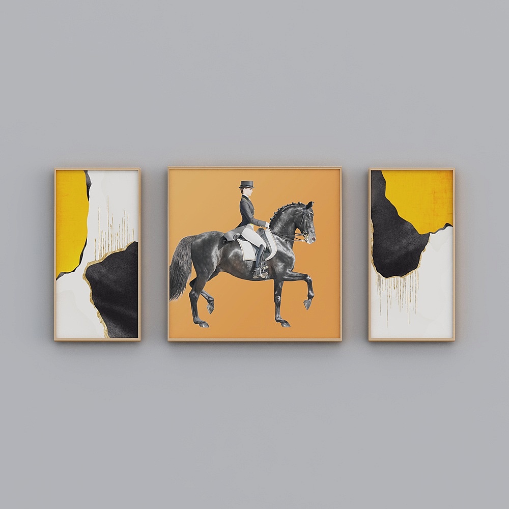 Glorious Fine Paintings - Simple Modern - LS-28636-28633-28637 - Portraits