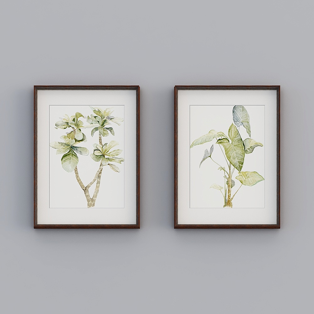 American -Plant Painting-xs