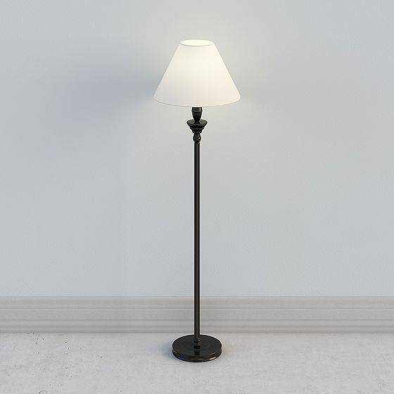 Classic Floor Lamp 3D model for Modern Interiors