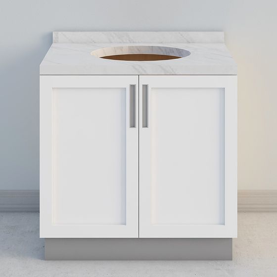 キャビネットを洗う