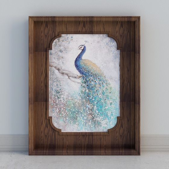 Peacock's Elegance 3D model