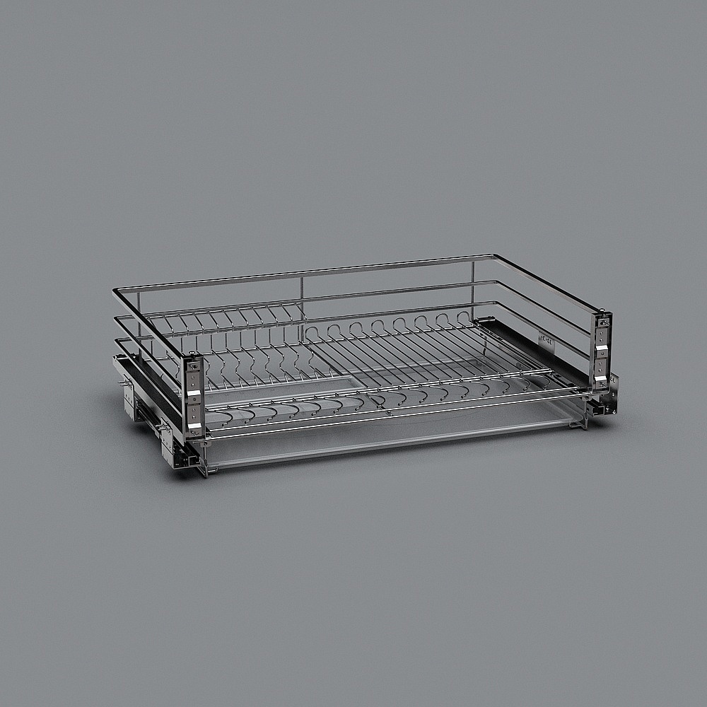 Nano Ba Bên Bát Đĩa Kéo Giỏ