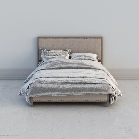 Urban Luxury Bed 3D model