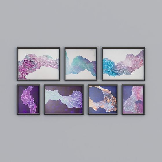 Dekorative hängende Gemälde