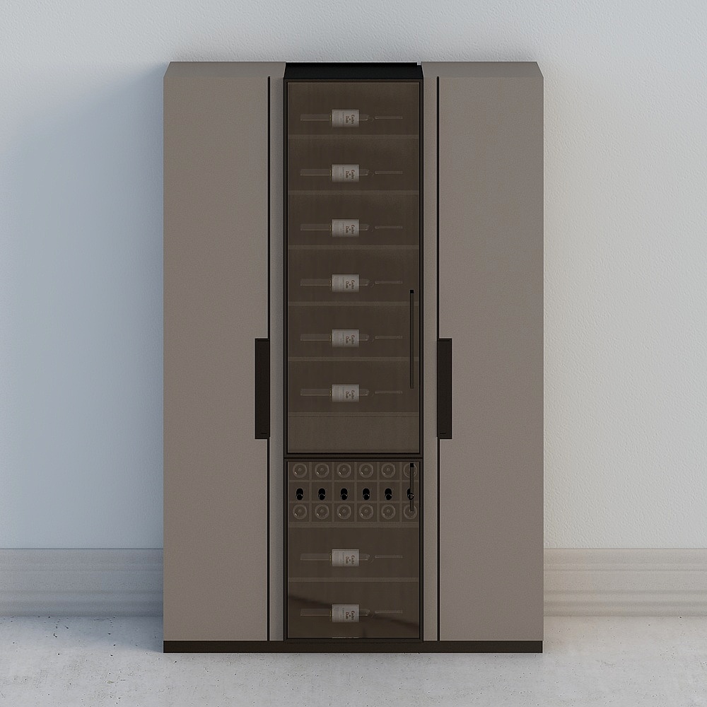 Модифицированный современный минималистичный винный шкаф