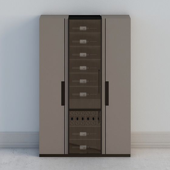 Модифицированный современный минималистичный винный шкаф