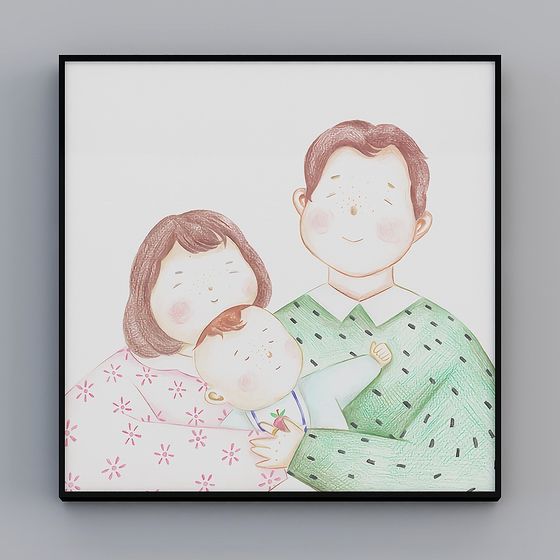 Family Moments 3D model for Designers and Developers