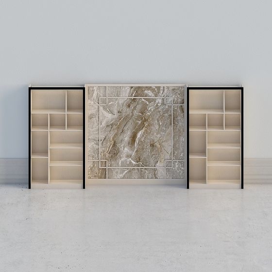 Urban Bookshelf 3D model