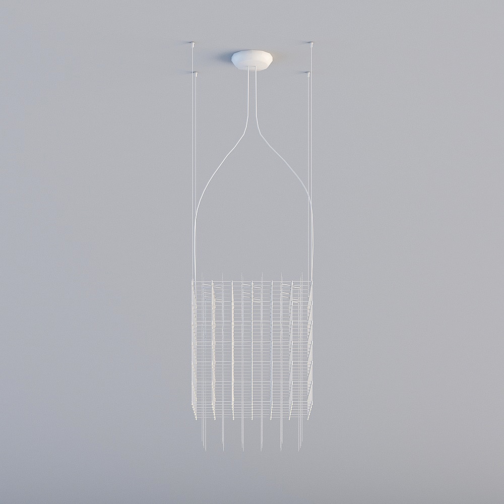 Modern Minimalist Droplet Pendant Light 3D model