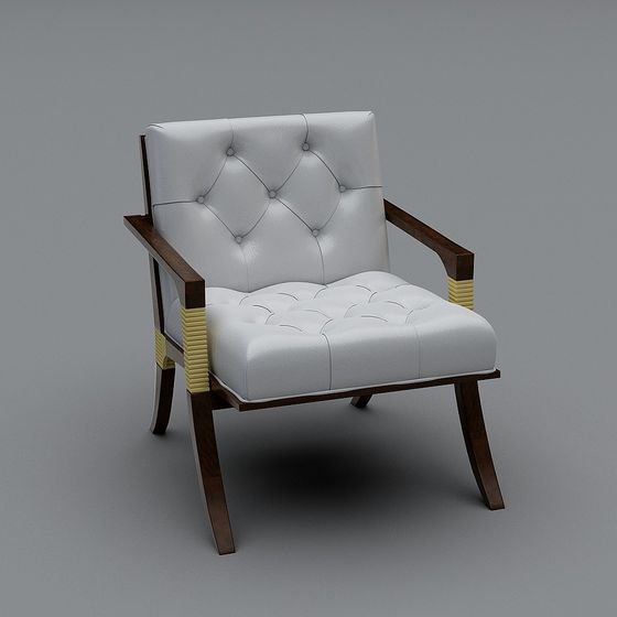 Stylish Retro Modern Chair 3D model for Diverse Projects