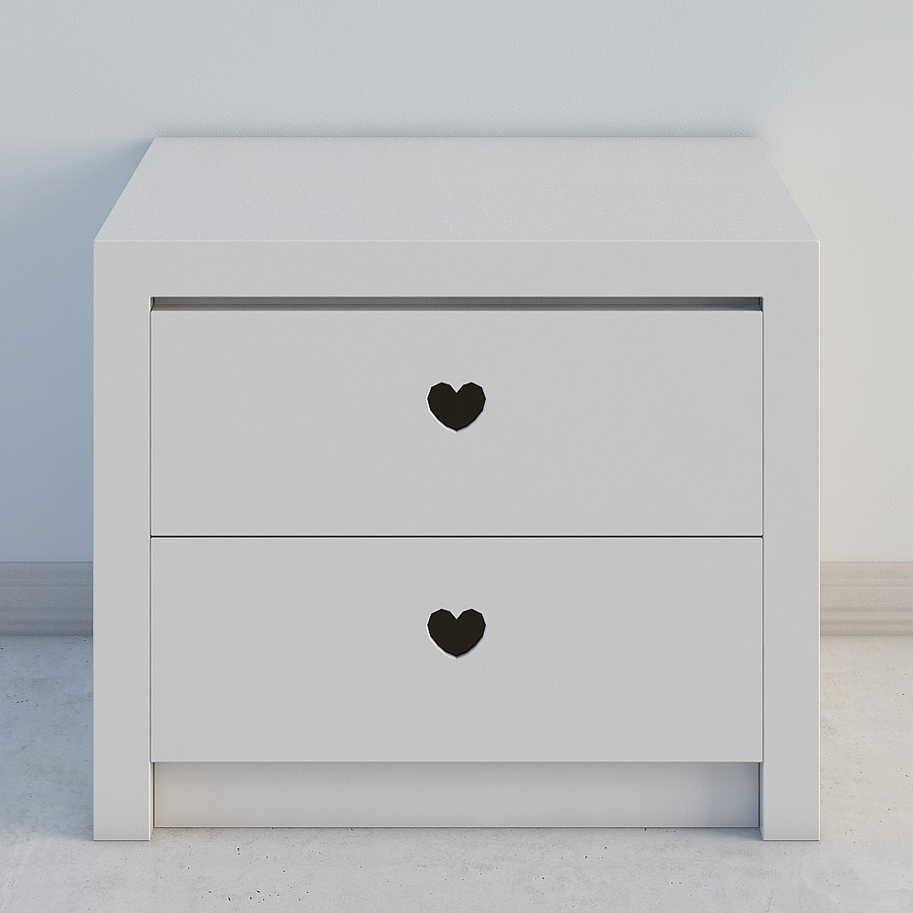 Table de chevet blanche 1.0-LY