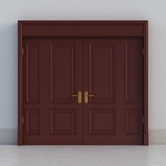 Classic Double Door 3D model