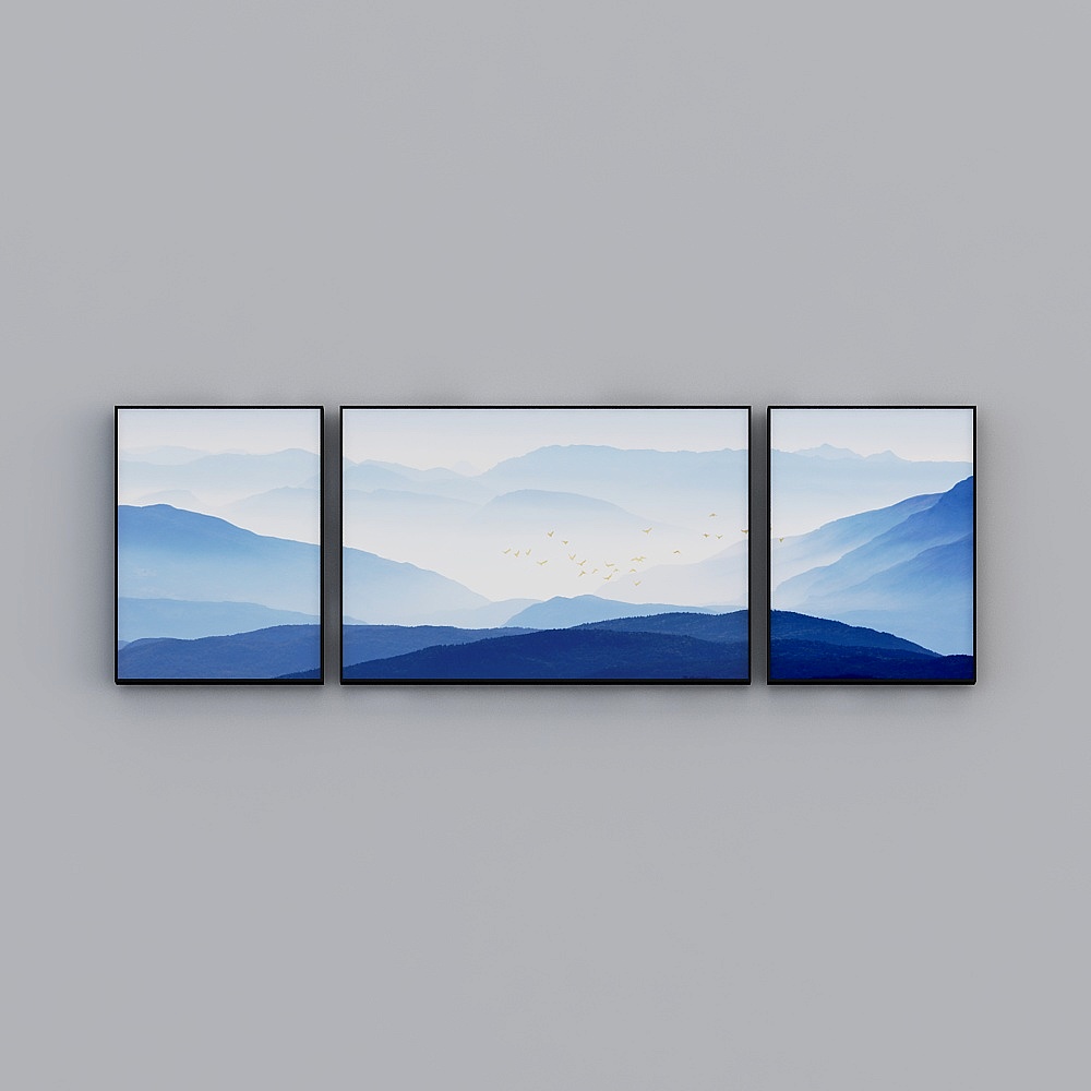 Glorious Paintings - Modern Minimalist-L-29117-1-2-3-Decorative Paintings