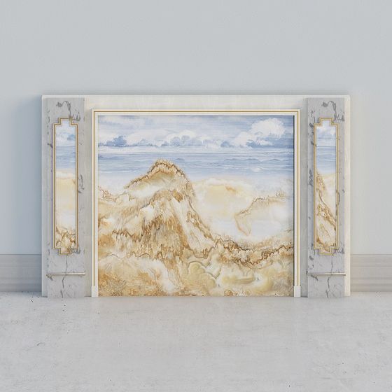 Cloud Mountain Gate 3D model