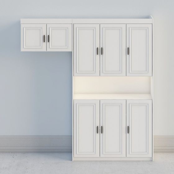 Minimalist Storage Cabinet 3D model for Modern Interiors